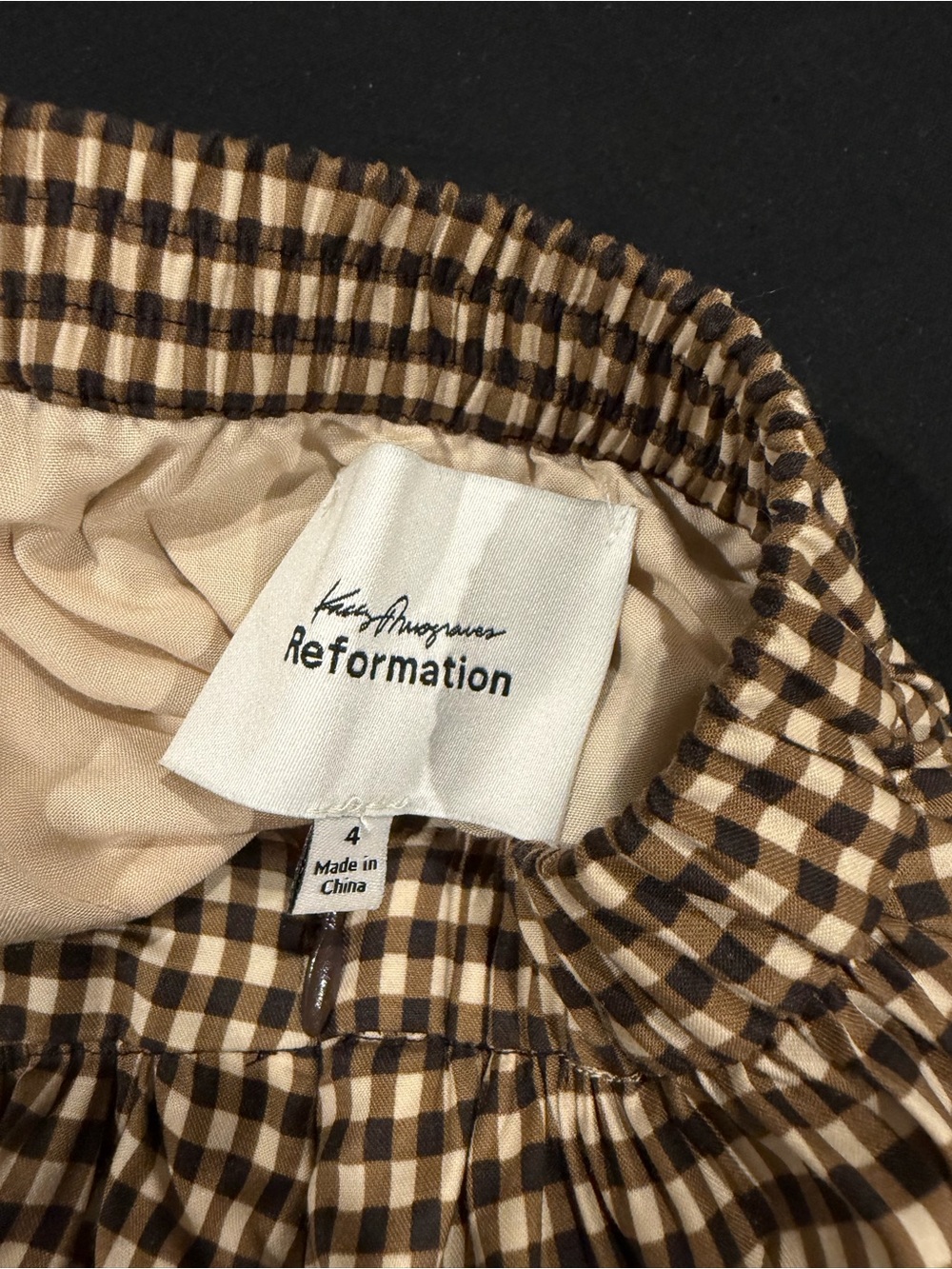 Reformation X Kacey Musgraves Magnolia Two Piece Set Crop Top/Skirt - 4 - Picture 9 of 12
